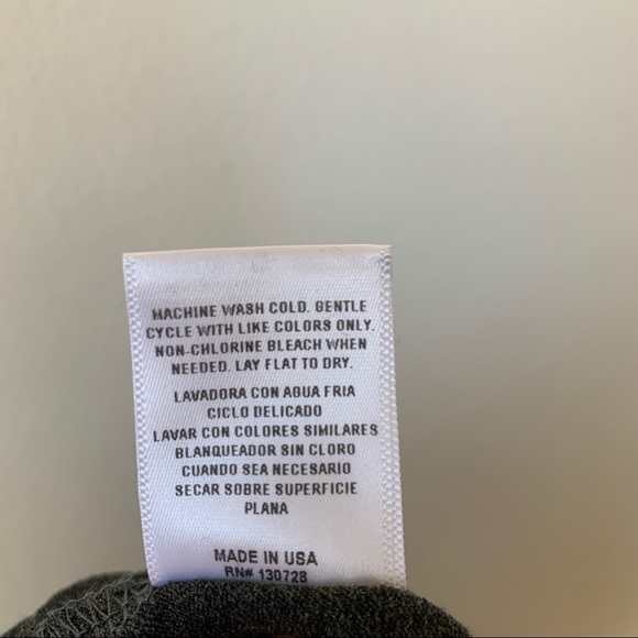 Expected Maternity Maxi Dress Stripes Gray Yellow V Neck Tie Waist Size XL - Picture 8 of 10